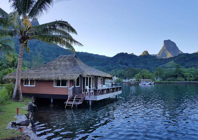 Overwater Bungalows have a lovely design.