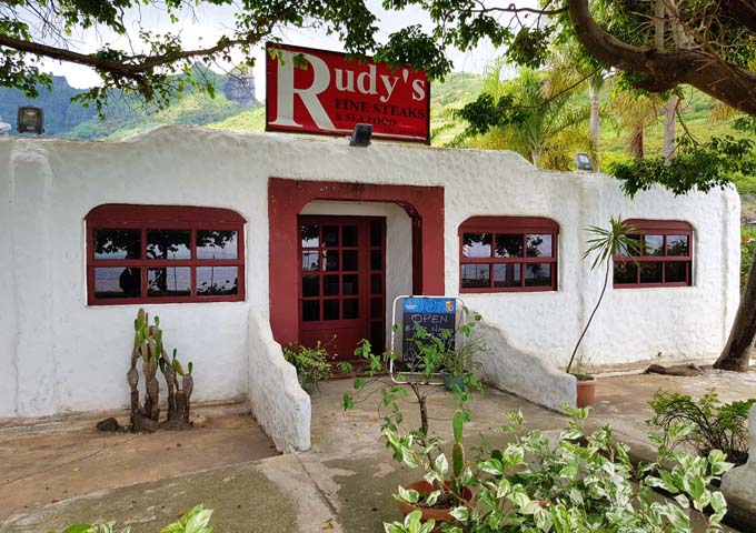 Rudy's in Maharepa is popular for steaks and seafood.