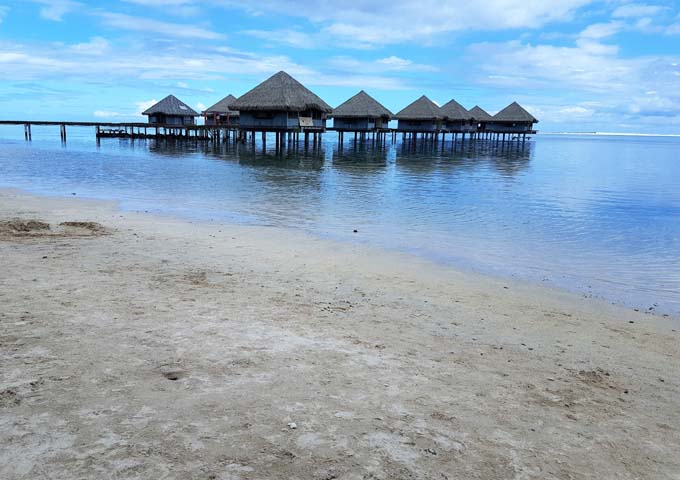 The Overwater Bungalows were recently closed for renovations.