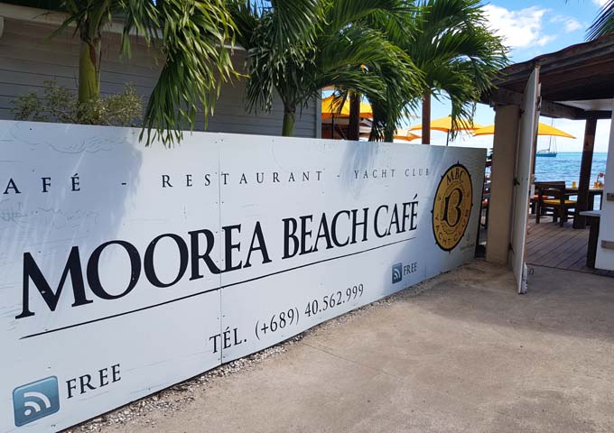 Moorea Beach Café nearby is an excellent place to eat.