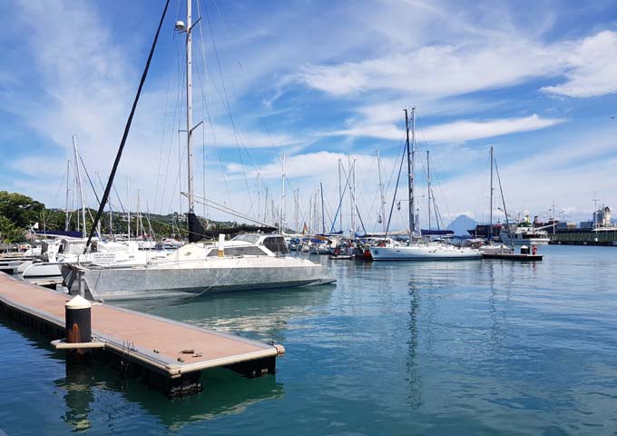 The capital's coastline is dotted with marinas.