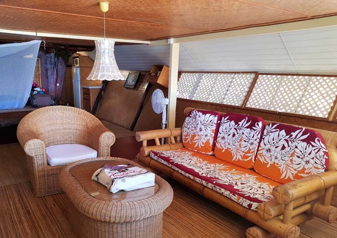 The bungalows are bright and appealing.