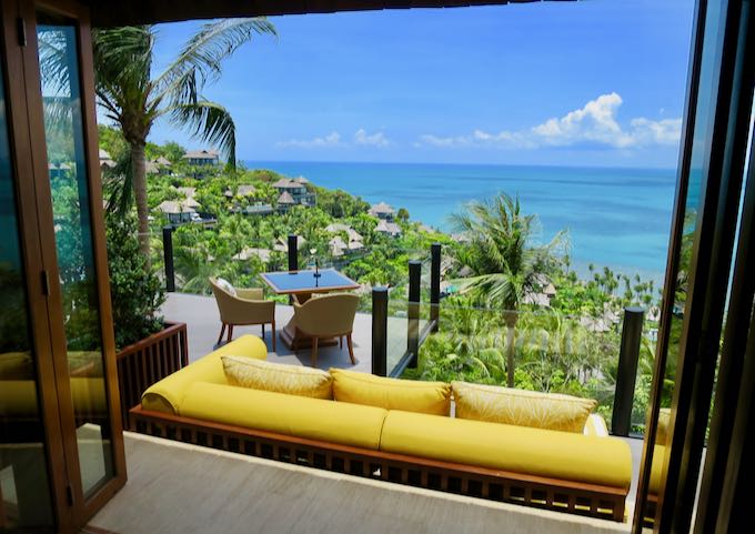 The best five star resort in Koh Samui with sea view and sunset view.