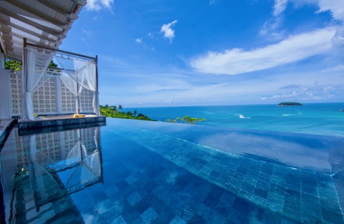 Private pool villa With view in Phuket.