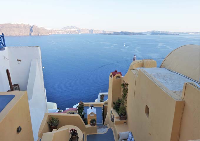 The main stairs lead to the viewpoint terrace on the top.