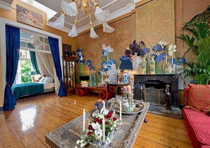 Both suite feature luxuriously spacious drawing rooms and bedrooms.