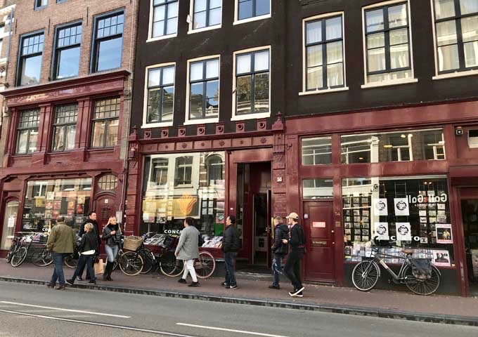 Concerto is Amsterdam's largest music shop selling rare vinyls and CDs.