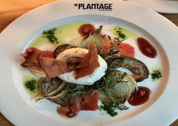 De Plantage is known for its imaginative and modern dishes.