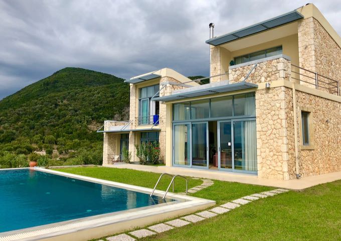 Luxury rental villa Corfu