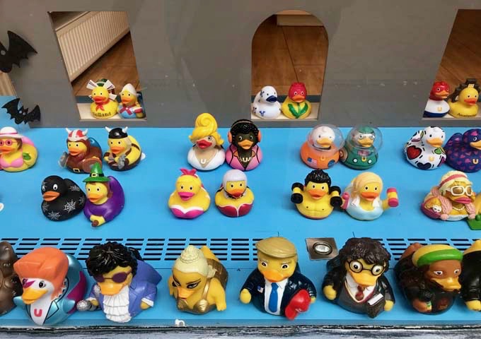 The Amsterdam Duck Store sells novelty rubber ducks.