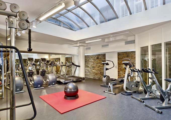 The Active Club gym is well-equipped and open 24x7.