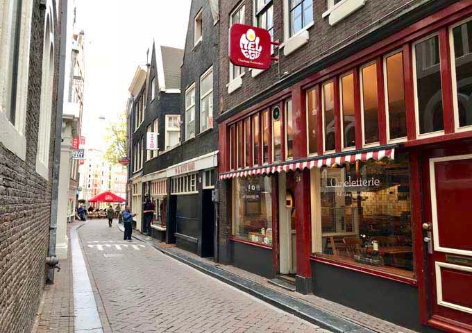 Omelegg serves omelettes, shakshuka, and other egg dishes all day.