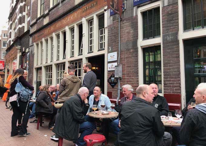 In De Wildeman offers several Dutch and Belgian brews on tap.