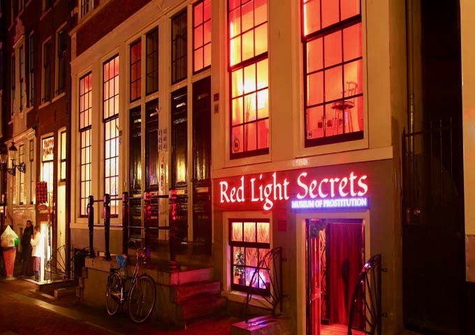 Red Light Secrets Museum of Prostitution features replica Red Light and dominatrix rooms.