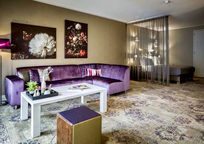 Superior Luxury Suites have spacious living areas.