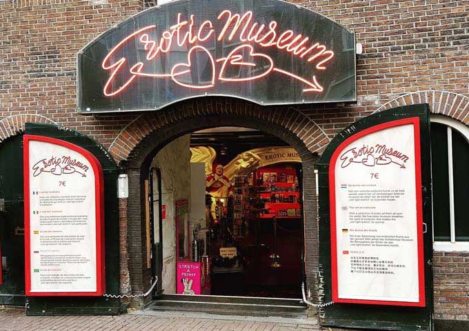 The Erotic Museum is quirky and pricey.
