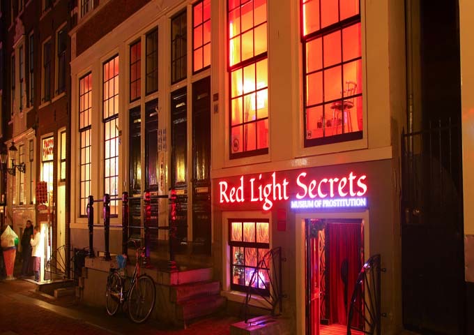 Red Light Secrets Museum of Prostitution features replica Red Light and dominatrix rooms.