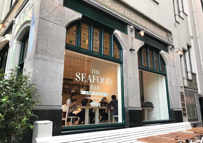 The Seafood Bar is renowned for its seafood platters and oysters.