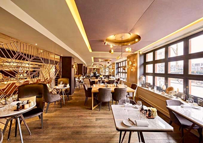 Michelin-starred Bridges specialises in fish, seafood, and chef's table.
