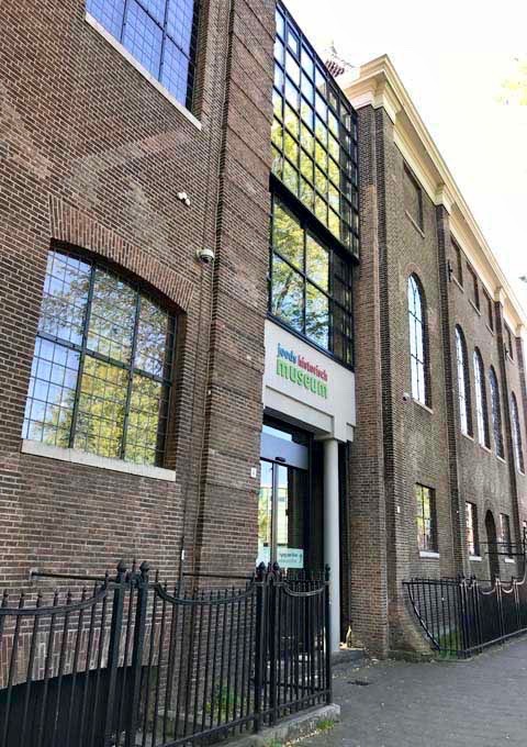 Jewish Historical Museum showcases Jewish history from the 1600's.