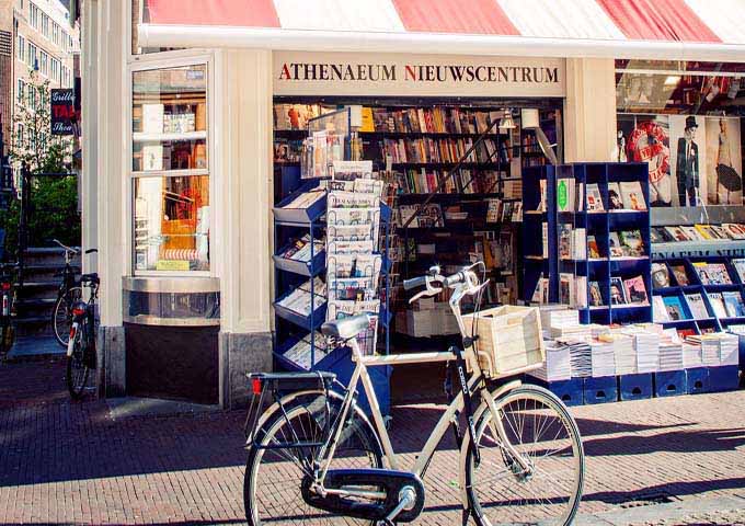 Athenaeum has a wide selection of books on travel, fashion, and design.