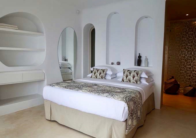 The master bedroom features a contemporary style.
