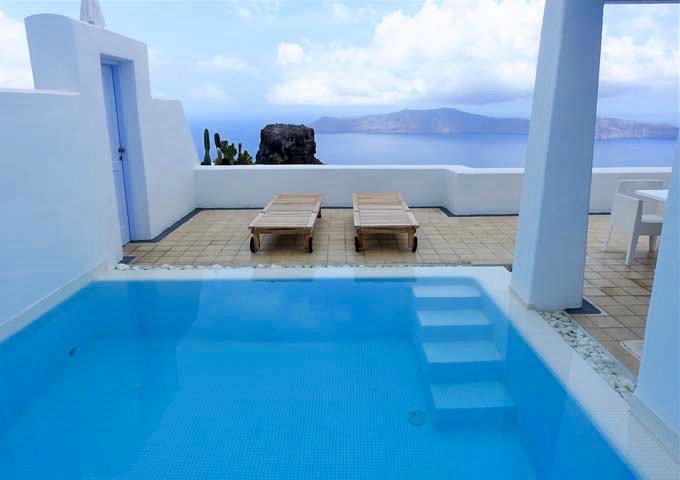 The Astra Pool Suite has a private plunge pool.