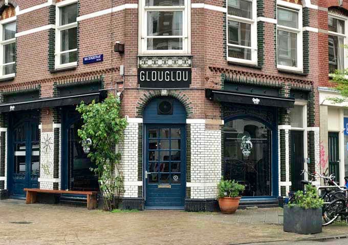 Glou Glou is a very popular wine bar serving over 40 French wines.