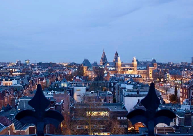 I ♥ Amsterdam Suite's private terrace gives a fantastic view of the city.