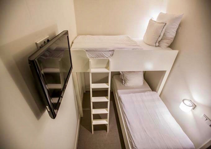 The Family room features a separate bunk room for kids.