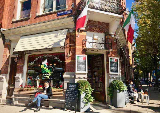 Renzo’s is a small but popular Italian deli.
