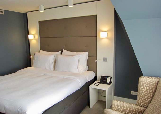 Standard rooms are roomier and brighter than Souterrain.