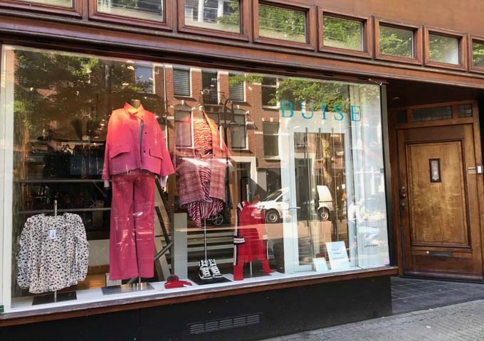 Buise sells upscale women's wear.