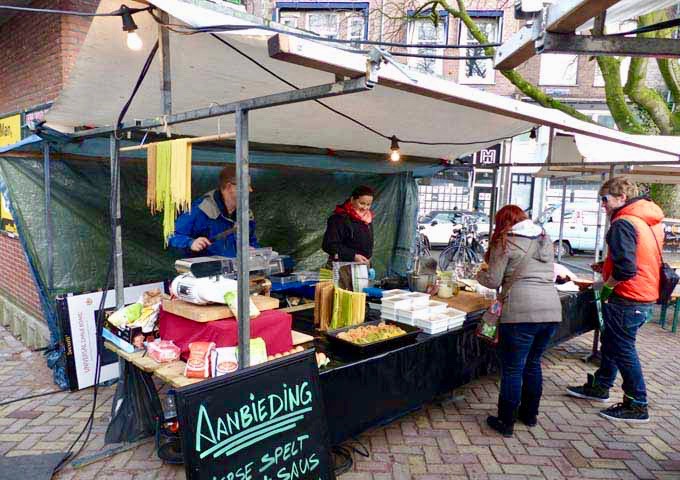 Saturday-only ZuiderMRKT is famous for its fresh produce and food stalls.