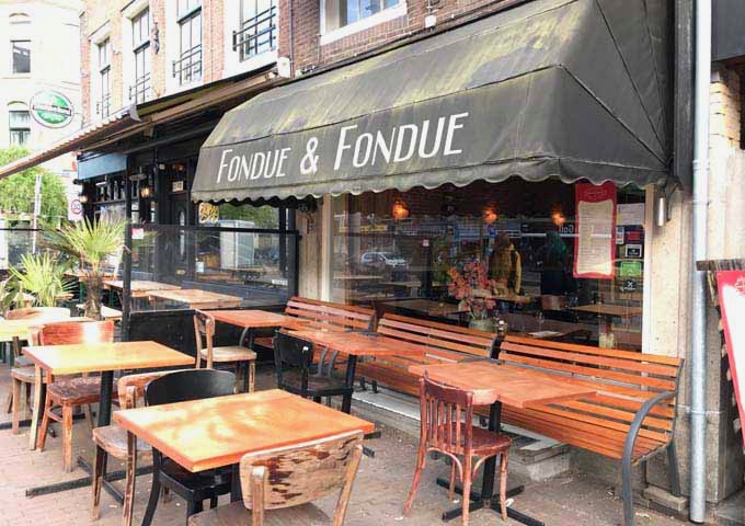 Fondue & Fondue is known for its large fondues.