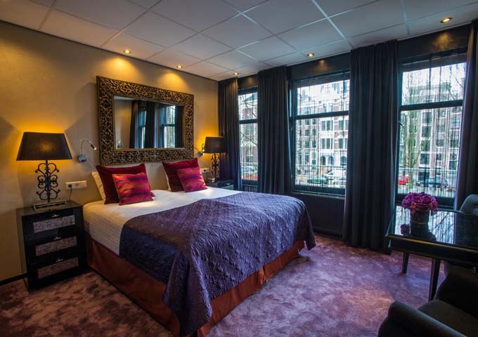The Medium rooms offer canal views.