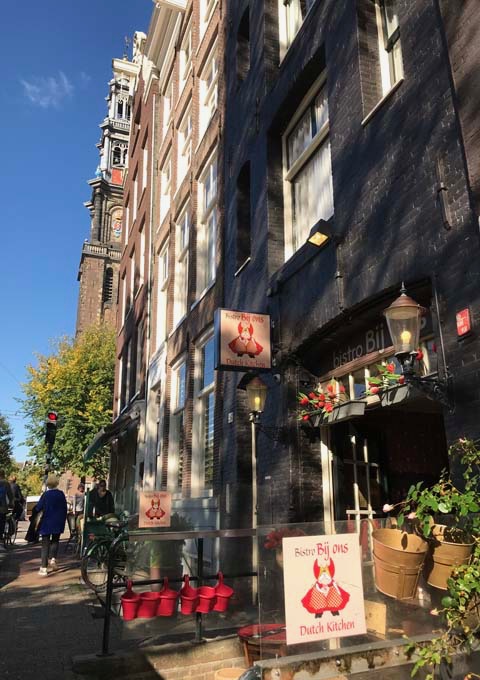 Bistro Bij Ons serves large portions of hearty Dutch classics.