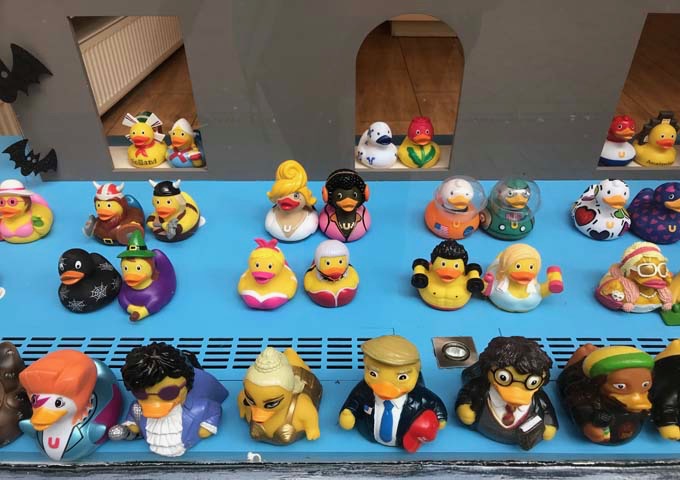 Amsterdam Duck Store specializes in novelty rubber ducks.