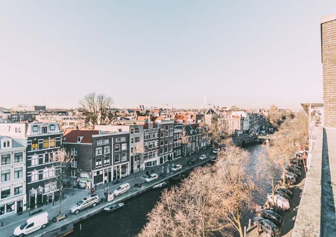 The Prinsegracht Suite has a large canal-facing private terrace.