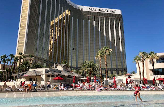 The best hotel wave pool and lazy river in Las Vegas.