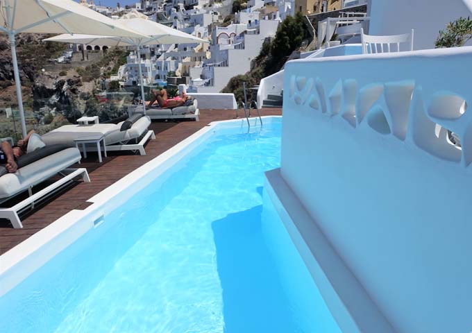 The wraparound pool is surrounded by a sun terrace.