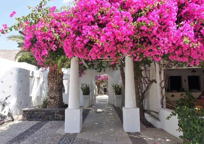 Review of Meltemi Village Hotel in Santorini, Greece.