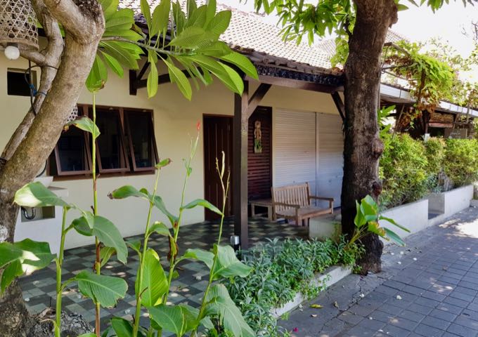 Shinta Warung is the only eatery in the hotel lane.