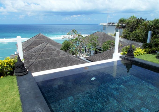 The private pool in each villa is larger than the main pool.