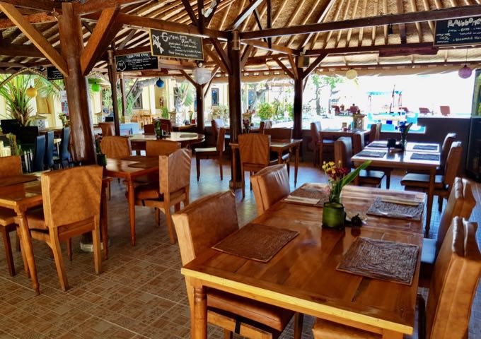 The Bali Seascape Beach Club houses Rathbone's restaurant.