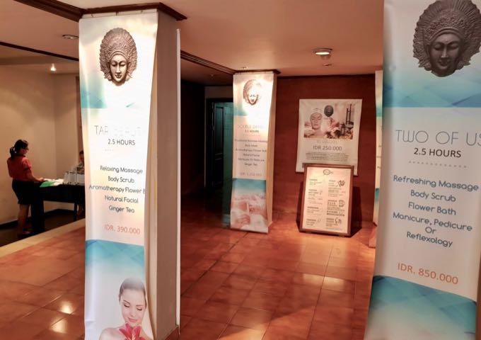 The Tari Spa offers a variety of treatments, especially for couples.