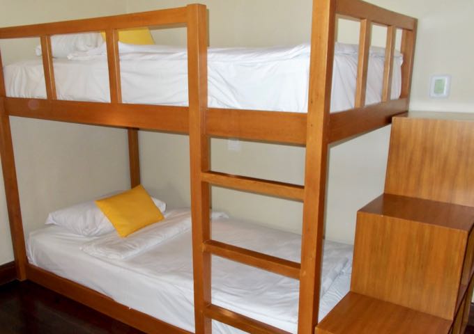 Family Rooms feature bunk beds.