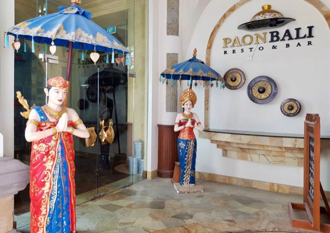 Paon Bali specializes in local delicacies such as roast pig.
