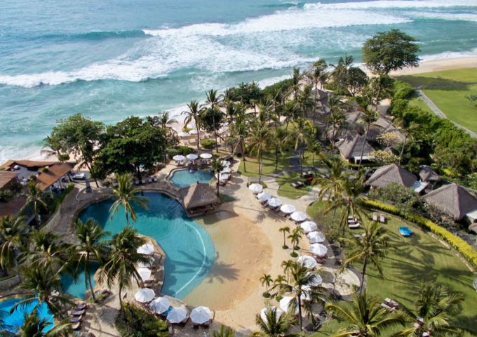 Review of Hilton Resort in Nusa Dia, Bali.