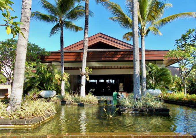 The resort is located close to the airport in Tuban.